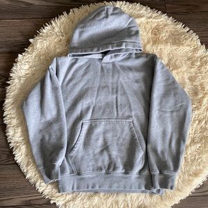 Cozy fleece perfect hoodie in Heather Dover Grey